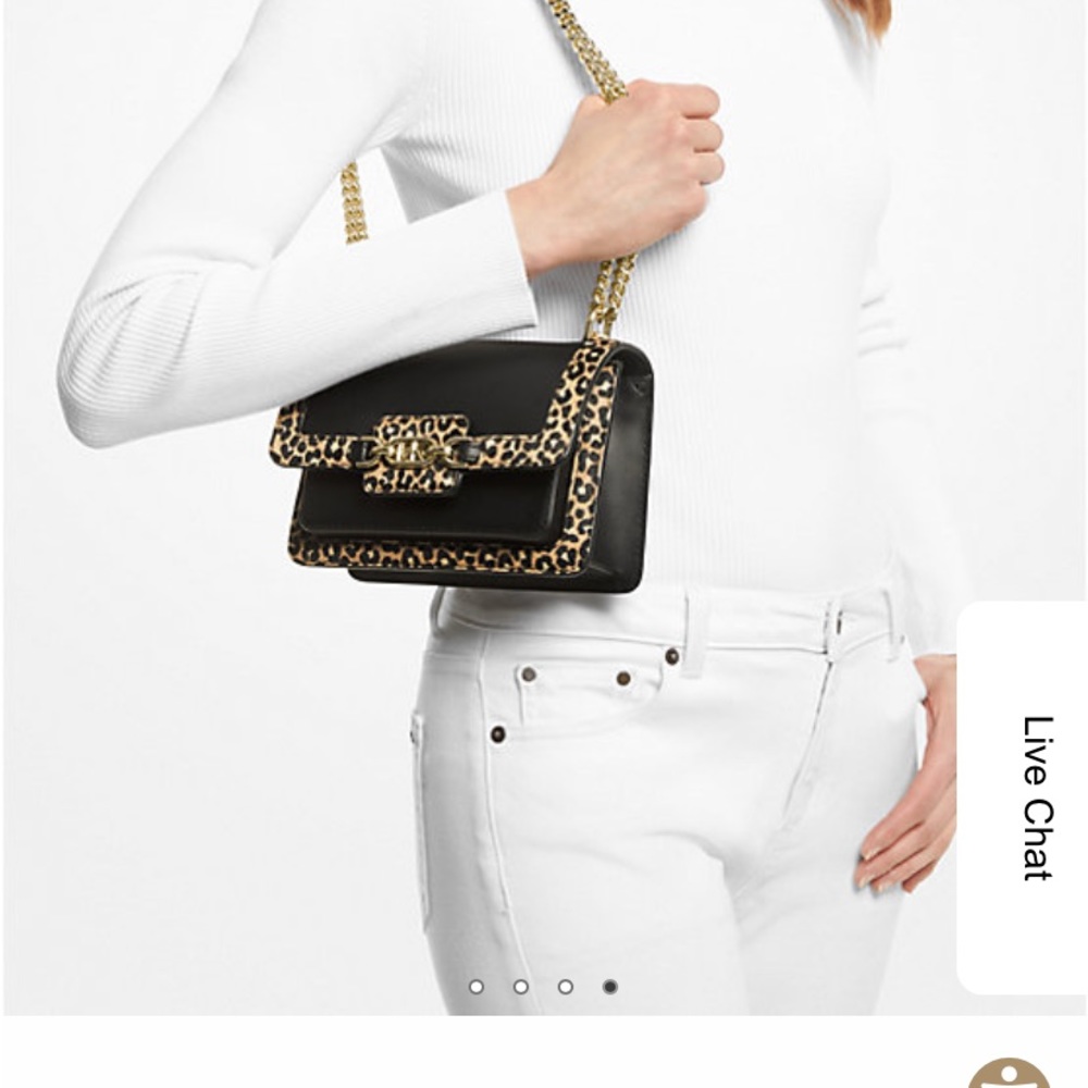 Brand new Michael Kors leopard print purse.